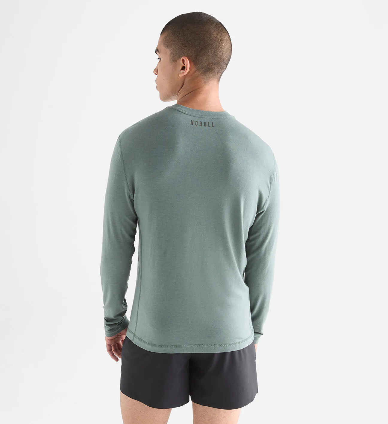 Men's Blended Merino Wool Long Sleeve Tee