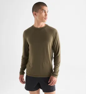 Men's Blended Merino Wool Long Sleeve Tee