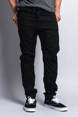 Men's Jogger Twill Pants (Black)