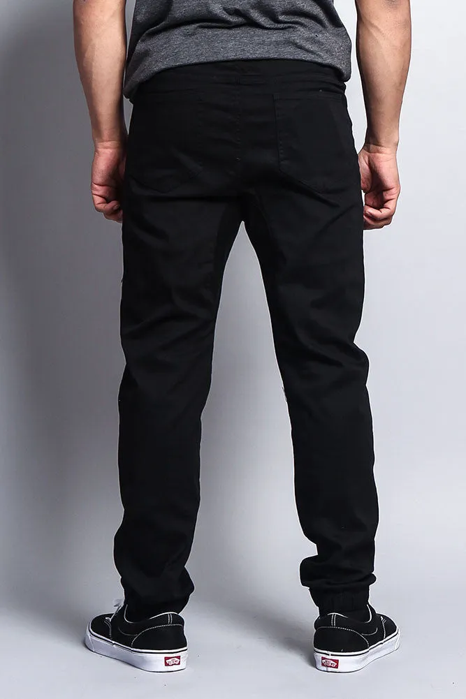 Men's Jogger Twill Pants (Black)