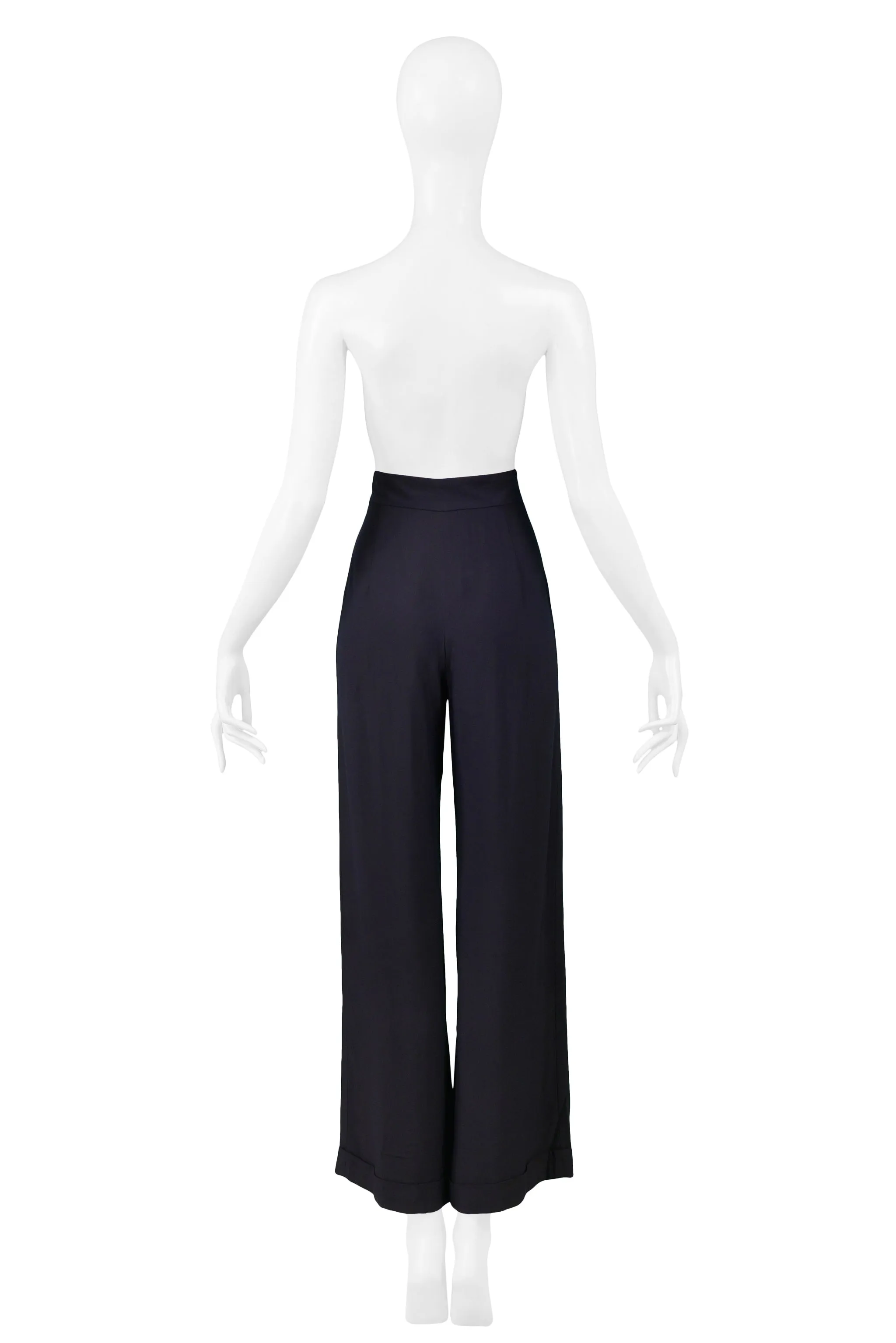 MOSCHINO NAVY SAILOR PANTS 1985