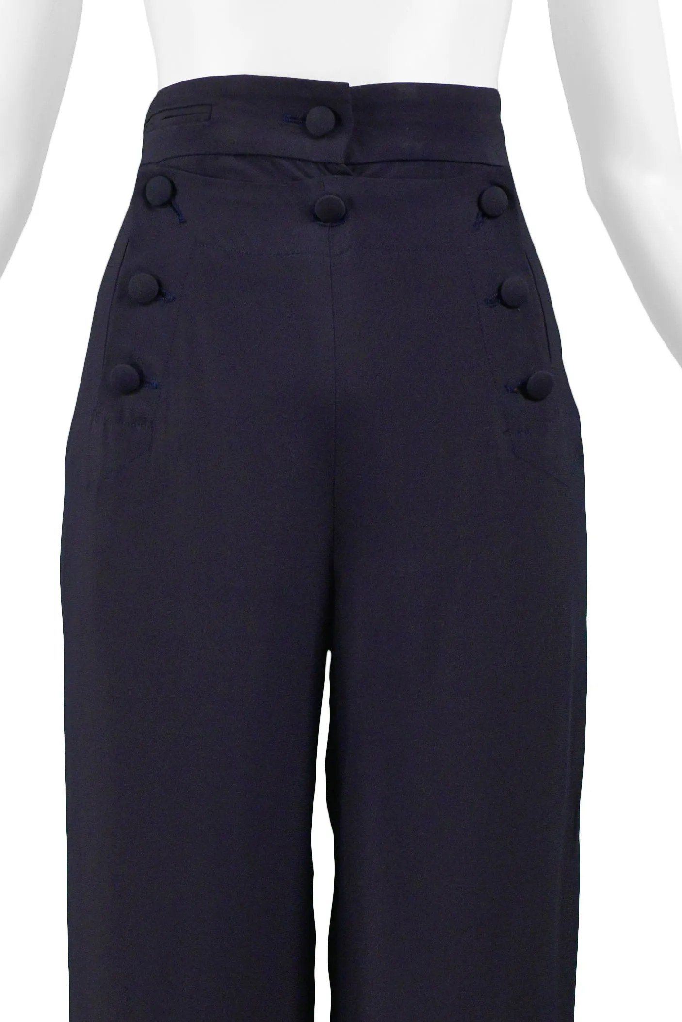 MOSCHINO NAVY SAILOR PANTS 1985