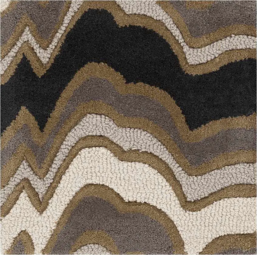 Nacha Modern Brown Area Rug