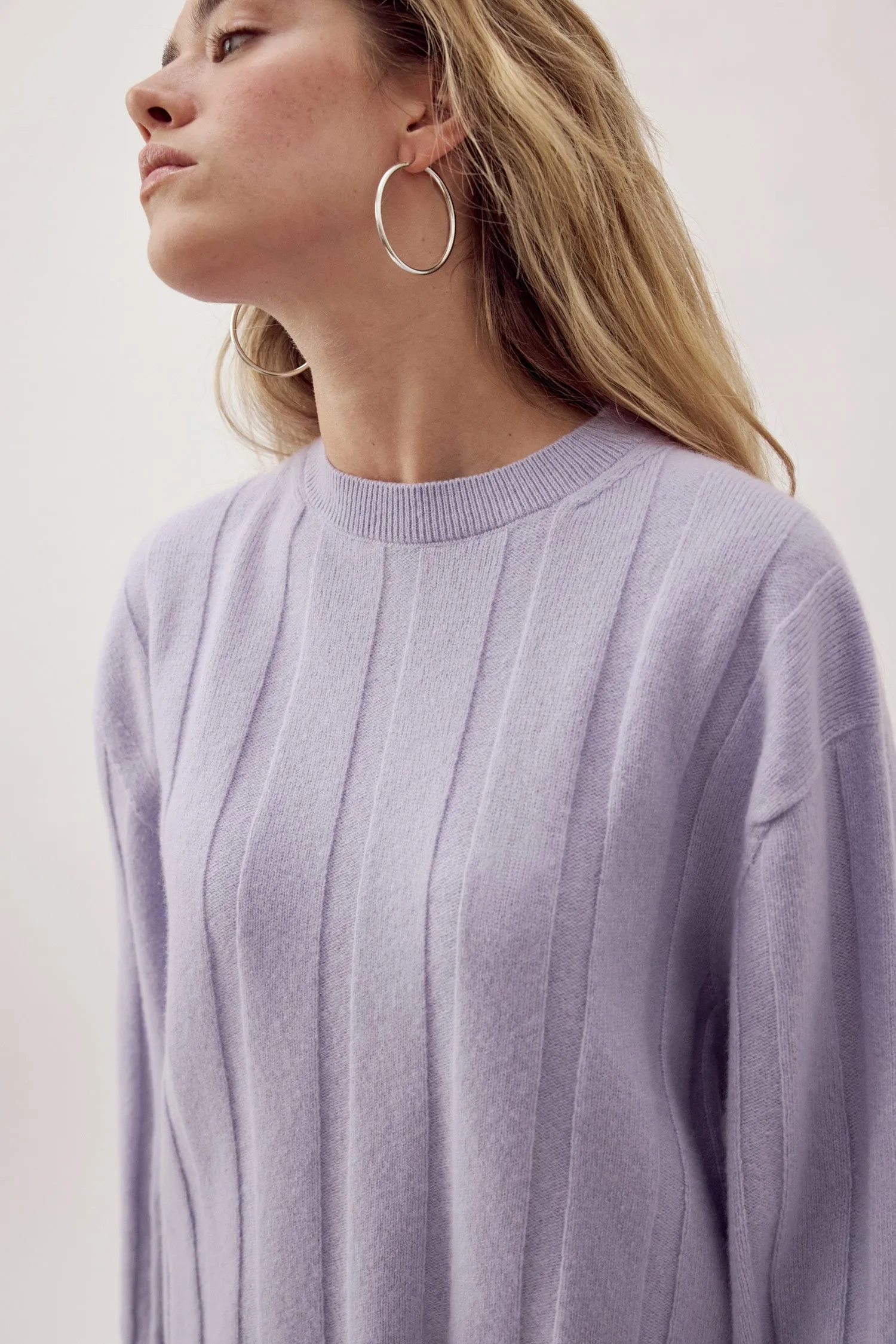 Nadine Recycled Wool Jumper Periwinkle