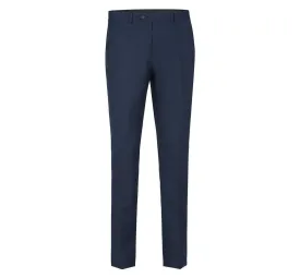 Navy Flat Front Pants