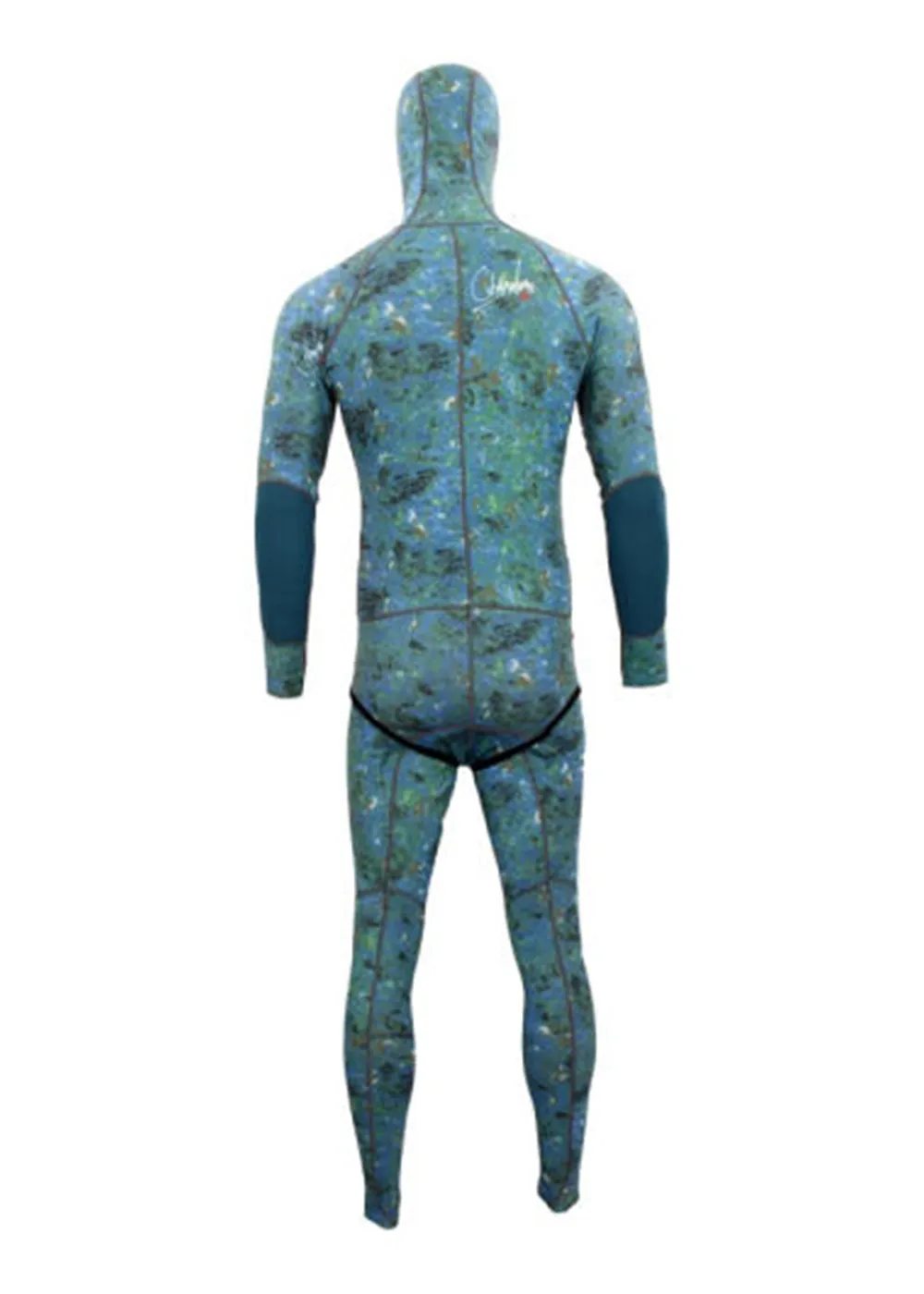 Ocean Hunter Mens Chameleon Extreme 2mm Lined 2 Piece Wetsuit