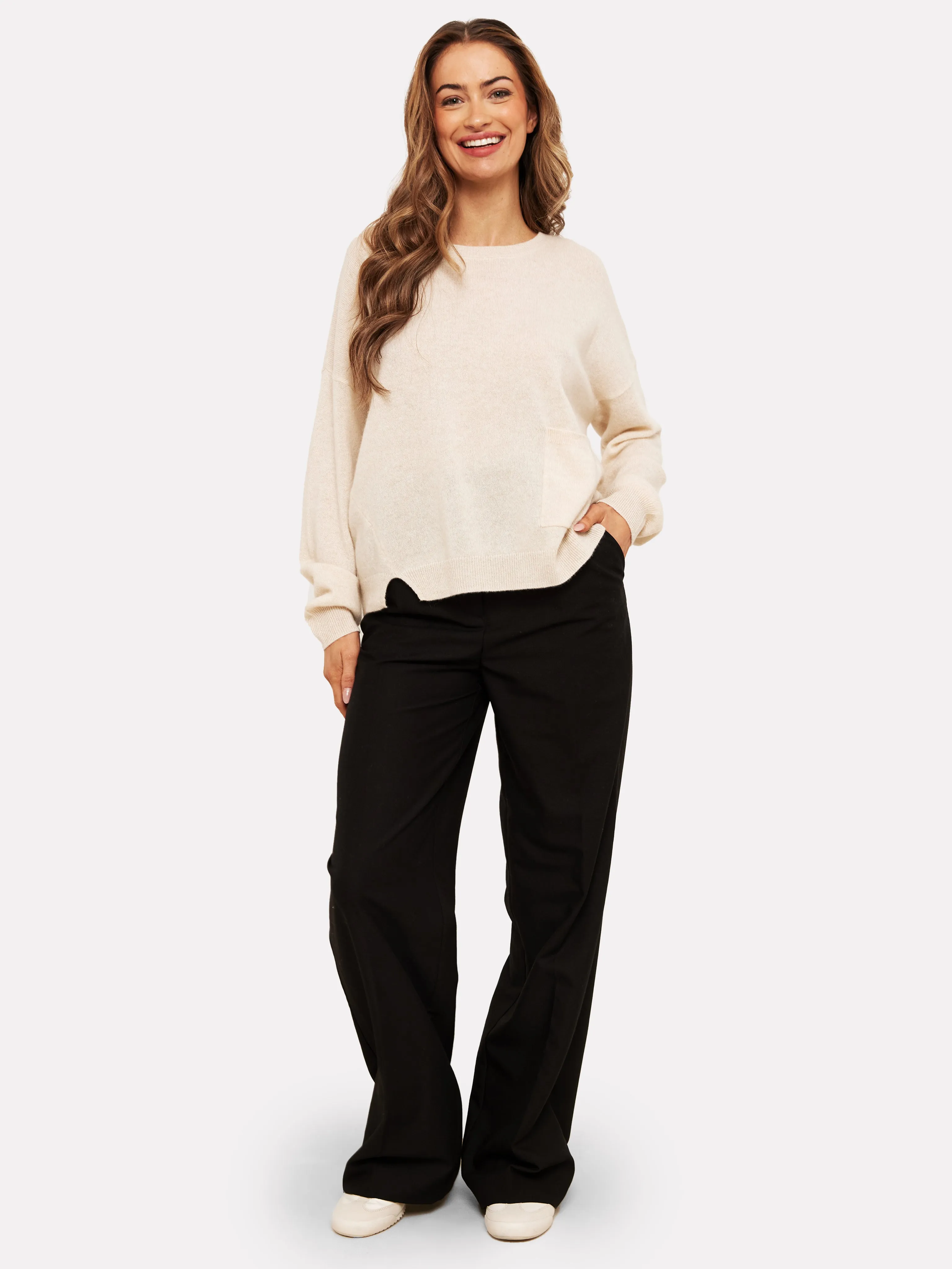 Pepper Cashmere Crew Neck