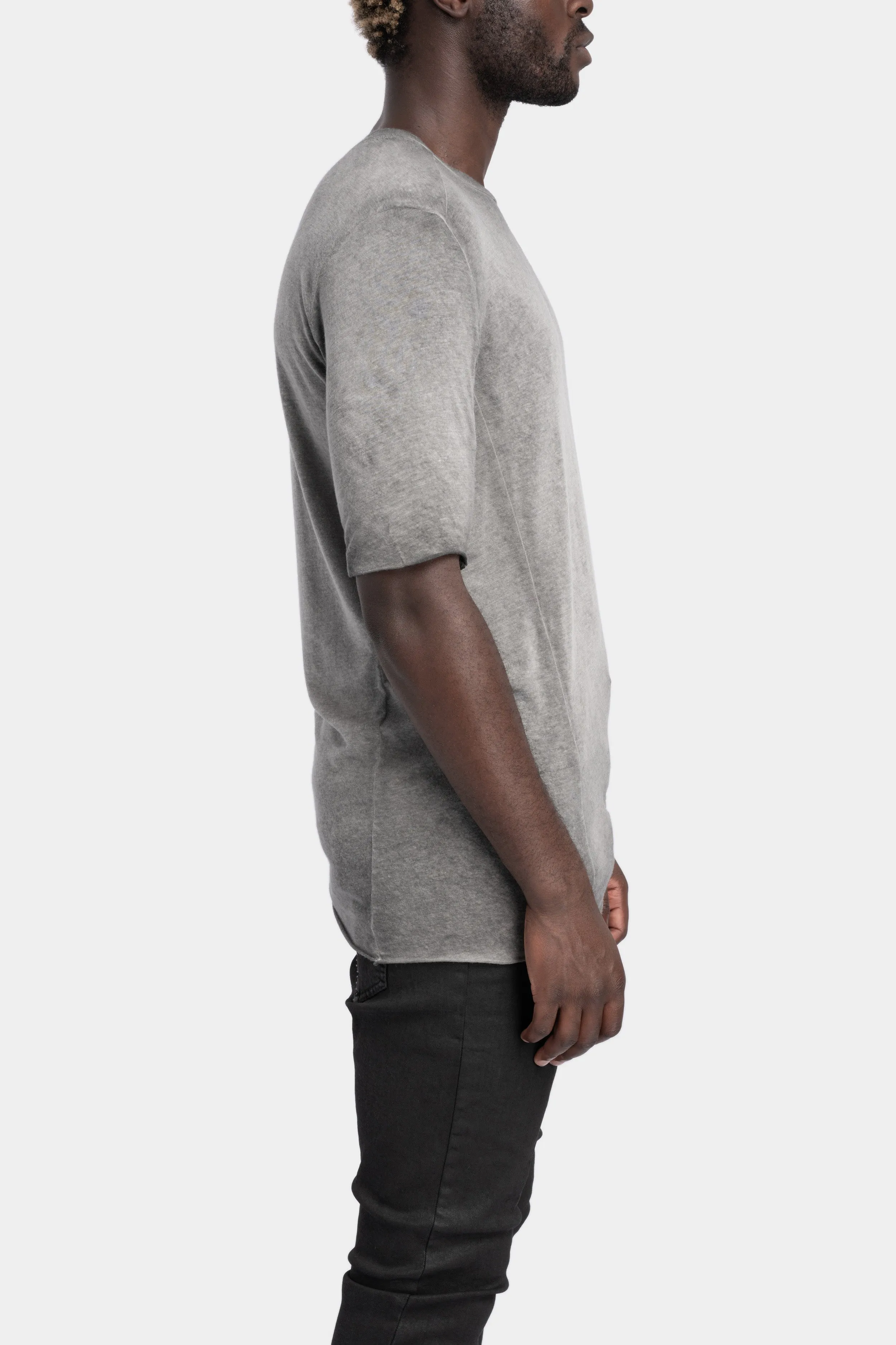 Resinated cashmere blend T-shirt, Antra Resin