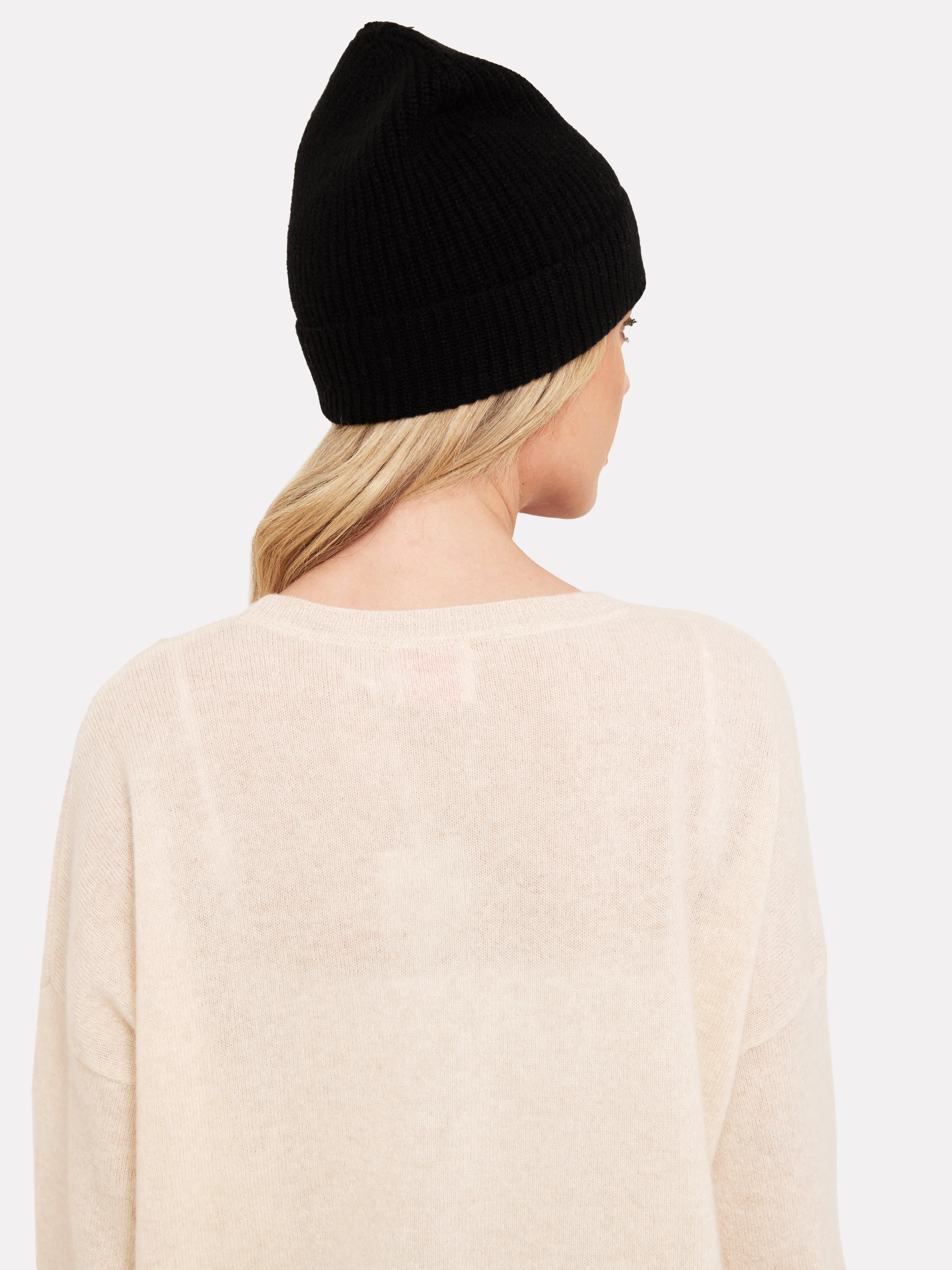 Rose Cashmere Beanie