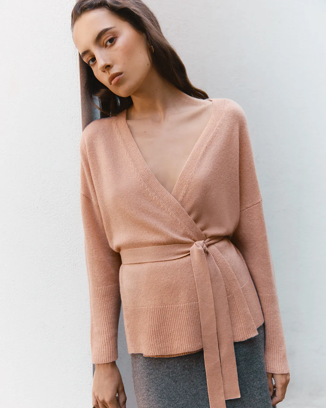 Single Origin Cashmere Wrap Sweater