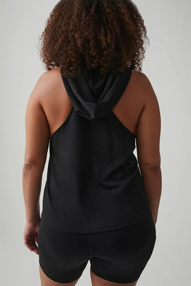 Sleeveless Merino Wool Hoodie 450