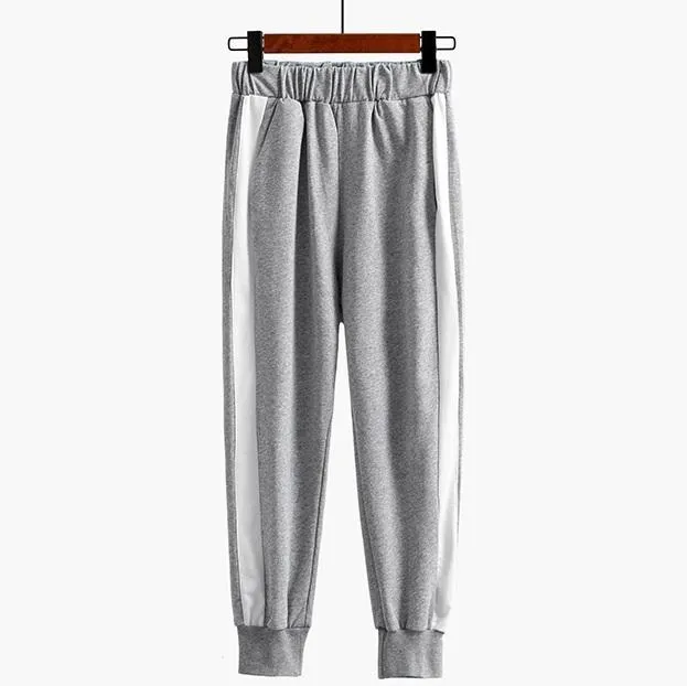 Sport Styl Side White Line Long Elastic Pants