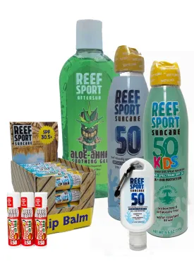 Sunscreen Reef Sport Sun Care Products SPF50 Sprays, Adult & Kids