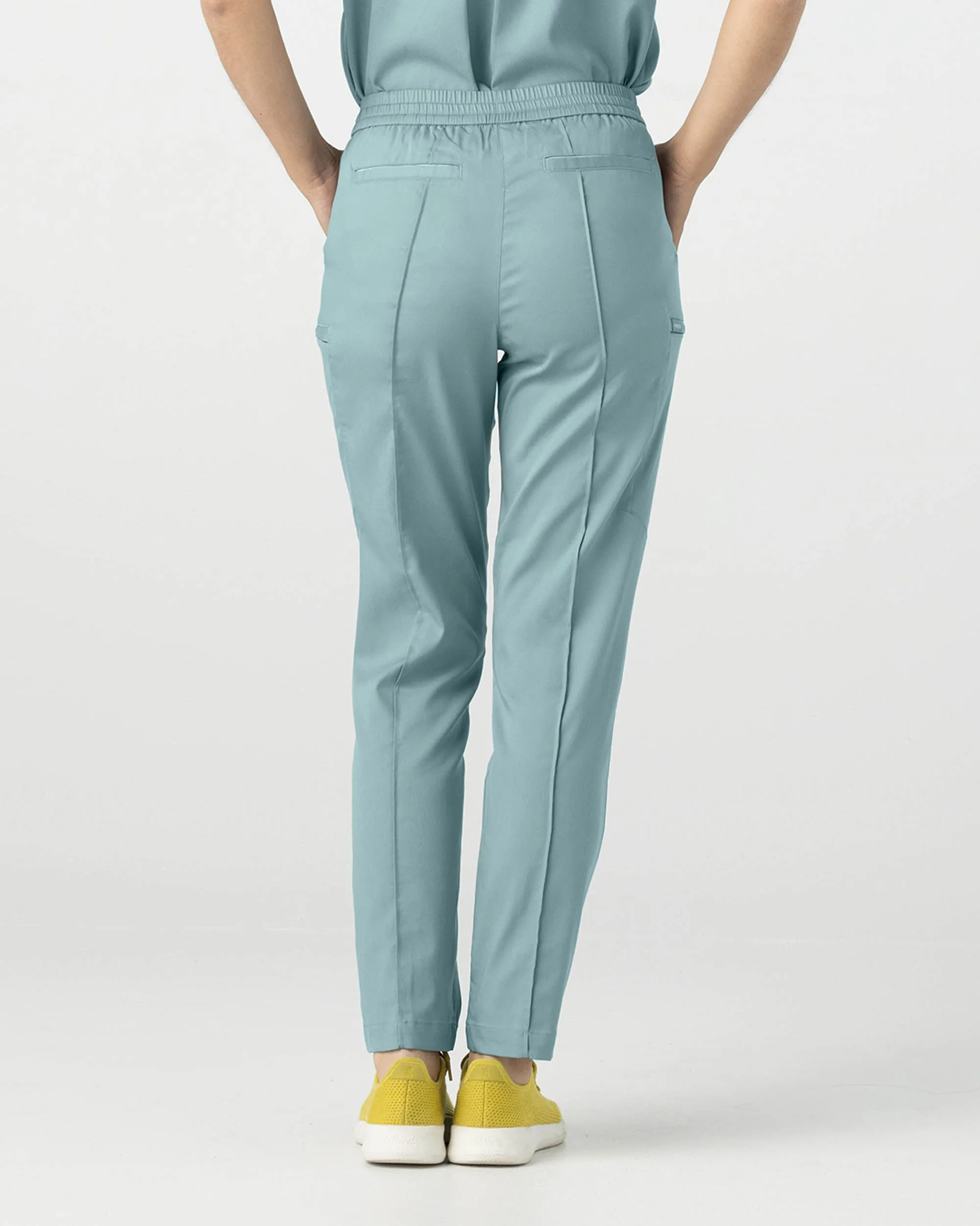 TENCEL™ Sicily‎ ‎ Pintuck Tapered Scrub Pants