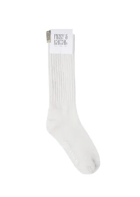 The Slouchy Sock LITE - White