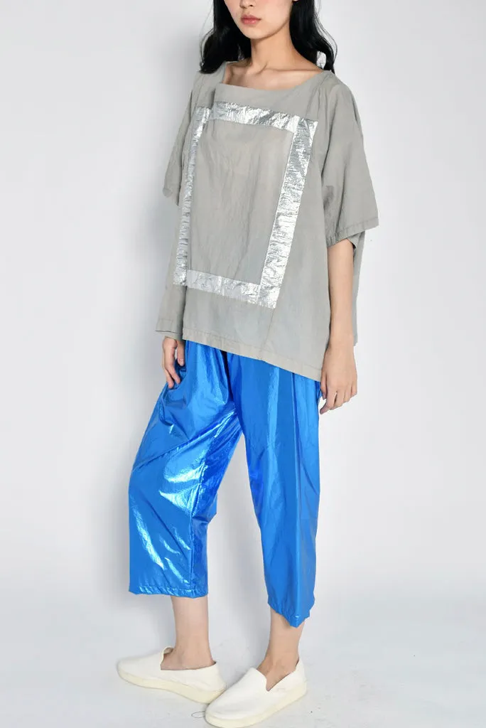 UZI SPACE PANTS, BLUE OR SILVER