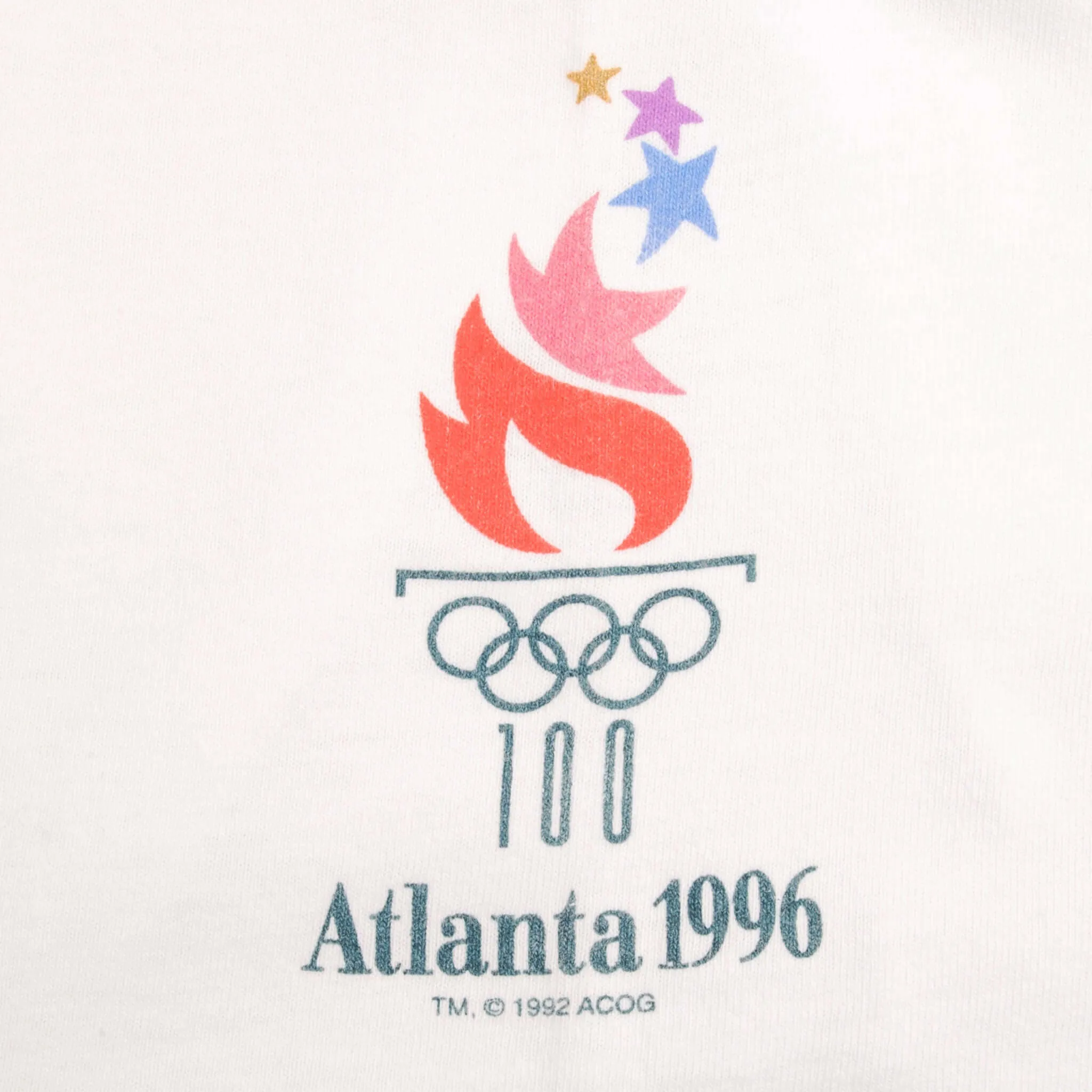 VINTAGE ATLANTA OLYMPIC GAMES 1996 VOLLEYBALL TEE SHIRT SIZE XL MADE IN USA