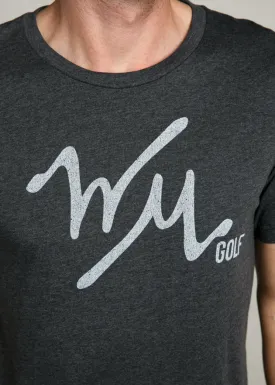 WM Golf T-Shirt | Heather Grey