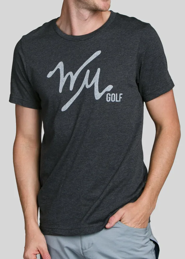 WM Golf T-Shirt | Heather Grey