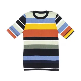 Women's Striped Rib Knit Tee